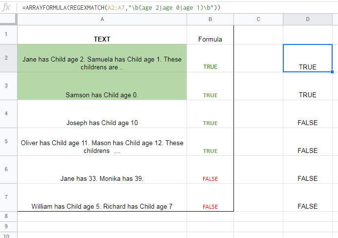 如何在 Google Sheet 上的文本字串中找到完全匹配并忽略第二個數字?