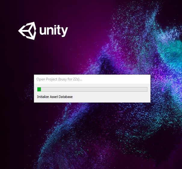 Unity 專案未加載