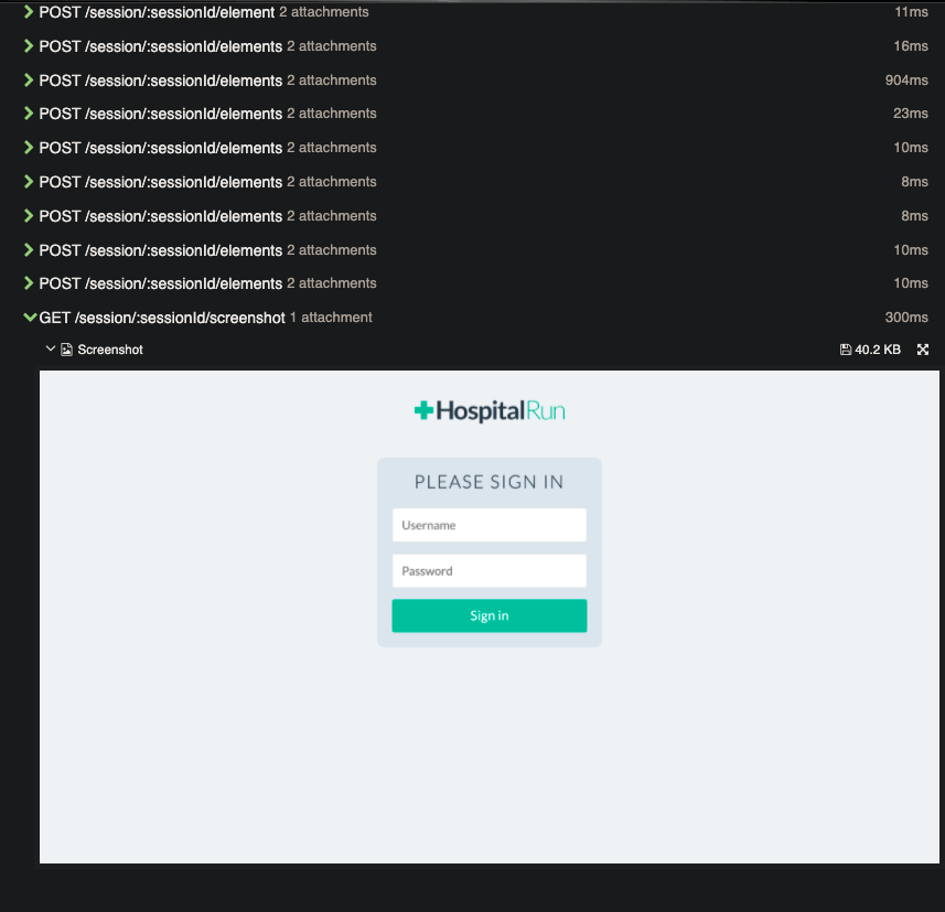 如何將誘惑報告中的螢屏截圖與 webdriverIO 集成
