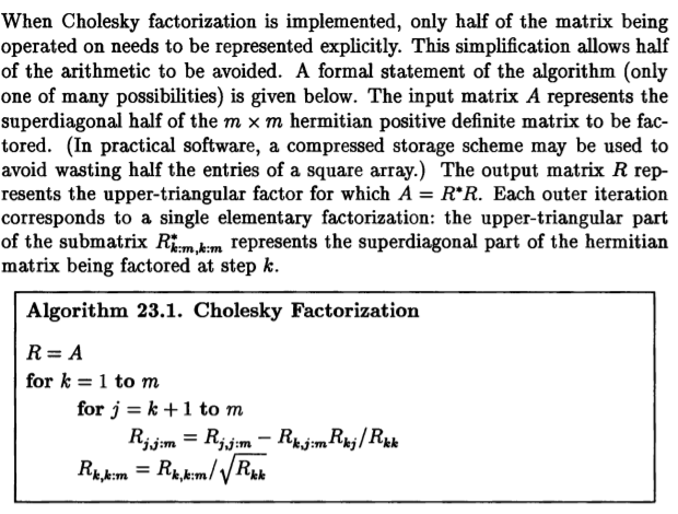 Python - 得到了 Cholesky 分解的錯誤解決方案?