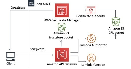 如何使用 AWS 雙向 TLS 向客戶端提供服務器證書？