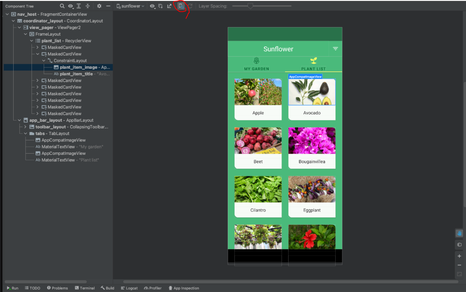 在 Android Studio 中使用舊版布局檢查器