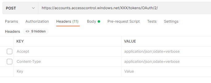 向 Microsoft 圖形 API 發布請求