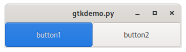 如何突出顯示 Gtk 中的按鈕?