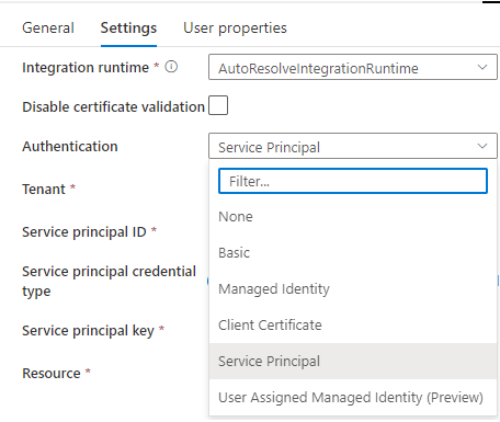 在 Azure 資料工廠的 Web 活動中使用 OAuth2.0