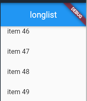 我使用 Listview.Builder() 小部件成功創建了一個長串列視圖,但是背景關系和索引來自 itemBuilder 內部:(背景關系,索引)?