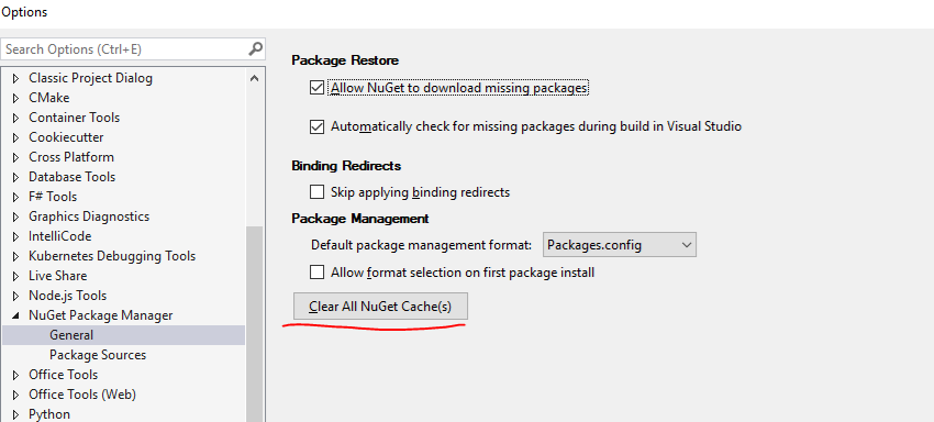 如何優雅地更新通過 Visual Studio 中的 NuGet 獲得的提升？
