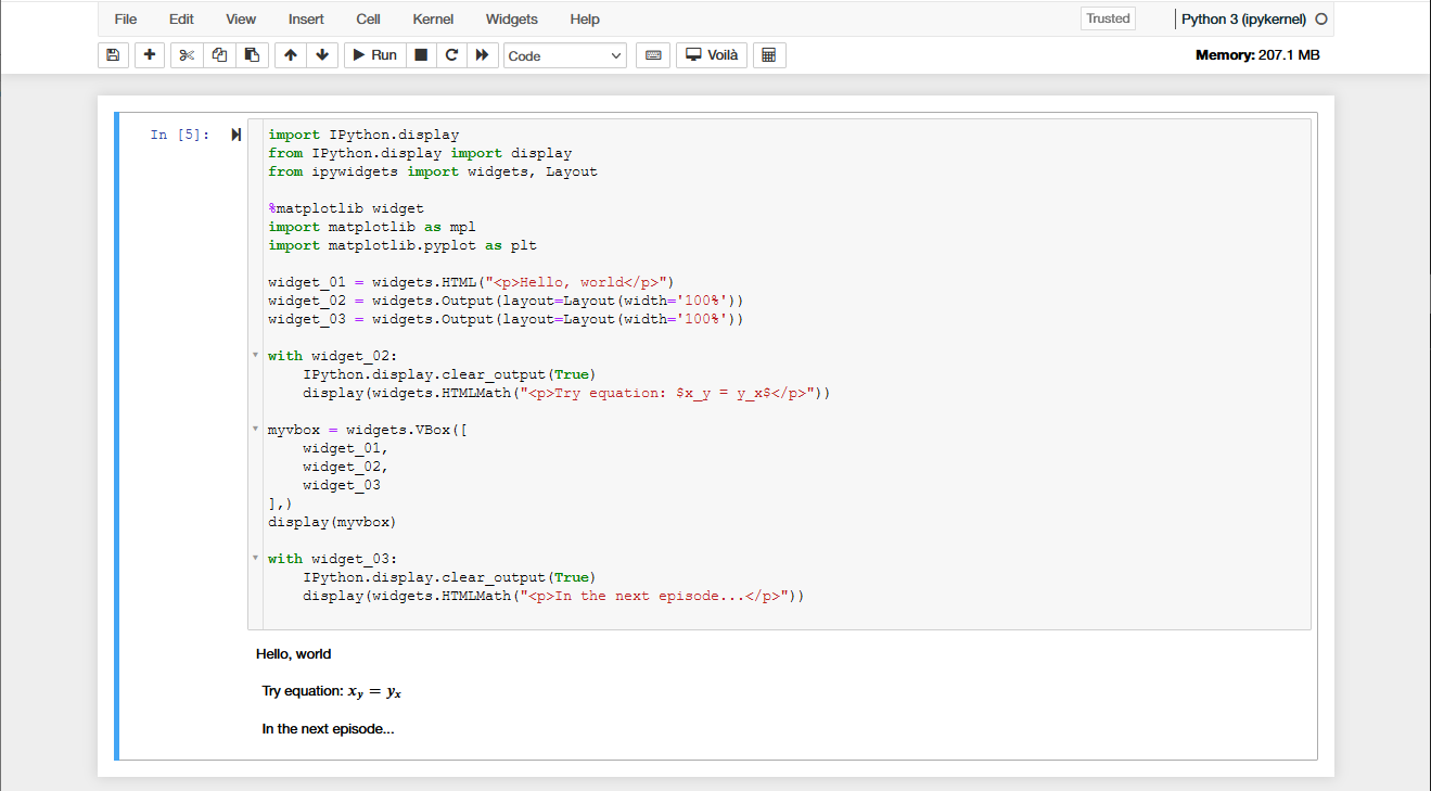 控制 ipywidgets Vbox 中的顯示順序（使用 matplotlib 小部件時）？