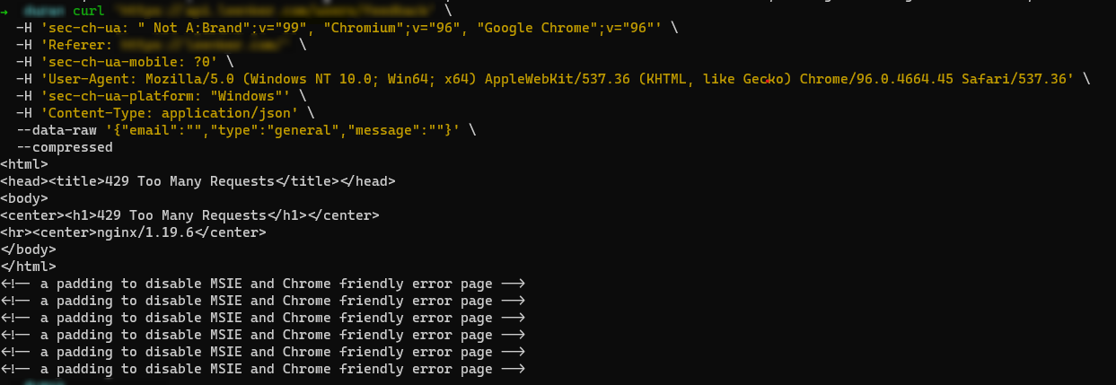 限速時 Nginx 回傳 CORS 錯誤而不是 429
