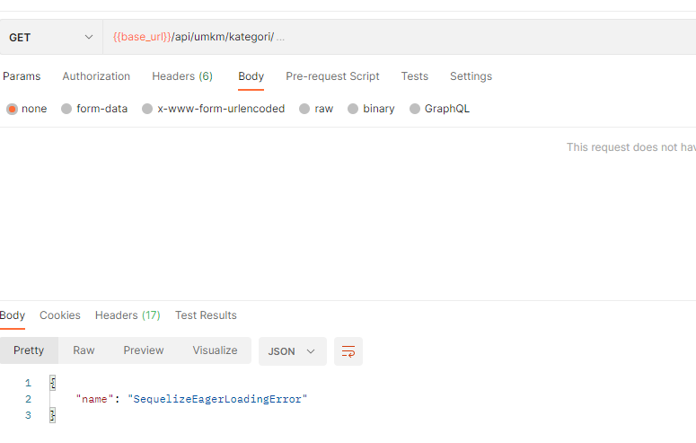 關系表上的NodeJS PostgreSQL Express SequelizeEagerLoadingError
