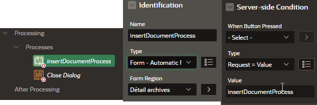 如何從 JavaScript 運算式呼叫行程 - Oracle Apex v21.1