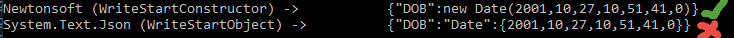System.Text.Json 中 Newtonsoft 的 WriteStartConstructor 的等效函式