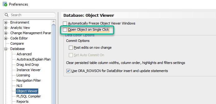 在 Oracle SQL Developer 中與將表拖到作業表相同的操作，但在表的背景關系選單中