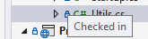 如何在 Visual Studio 中向 .cs 添加鎖定符號？