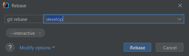 Excel 檔案阻止我在 IntelliJ Idea 中進行互動式變基
