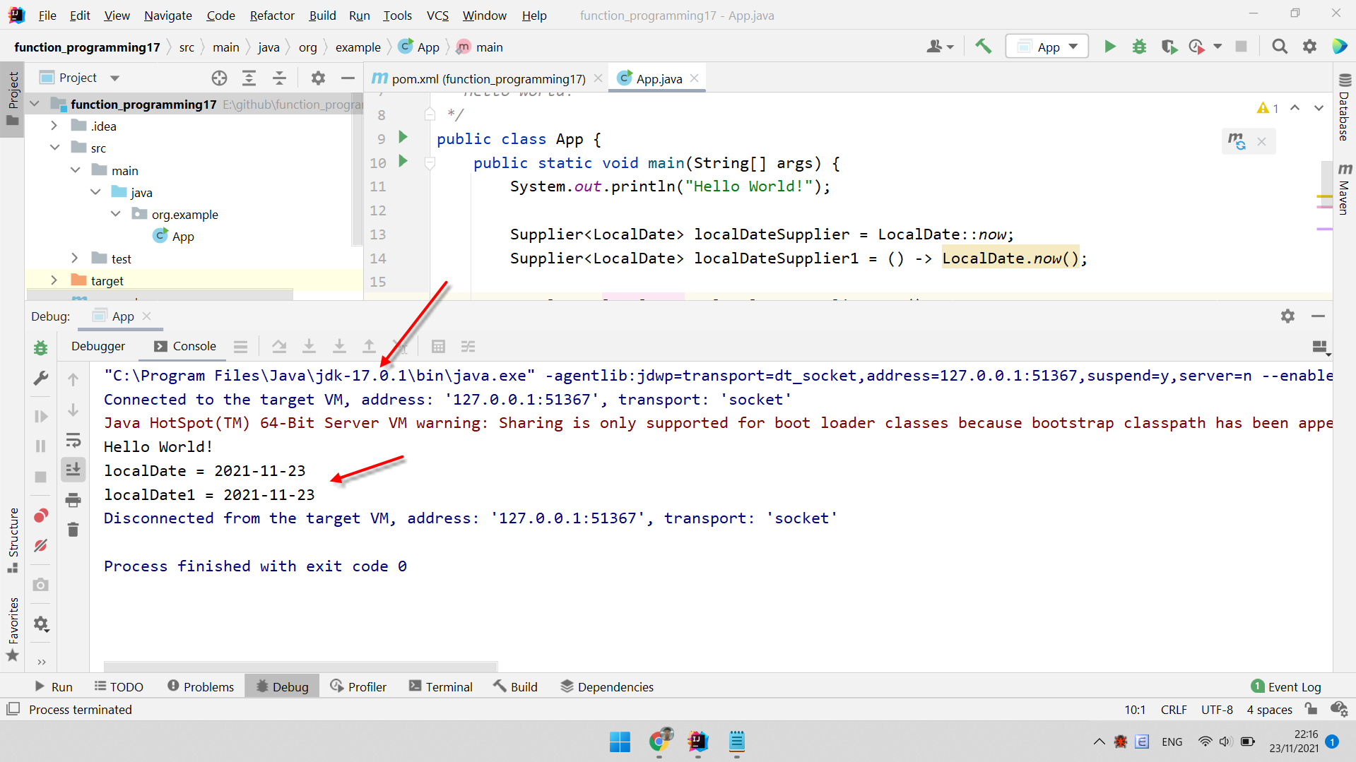 Java 17:java:帶有 --enable-preview 的無效源版本 7(僅版本 17 支持預覽語言功能)