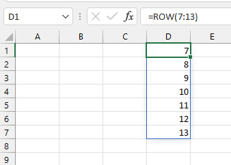 如何將單元格值作為引數提供給 MS Excel 中的 ROW() 公式？