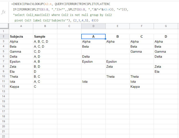 谷歌表 | excel | 陣列公式 CountIf 部分文本問題
