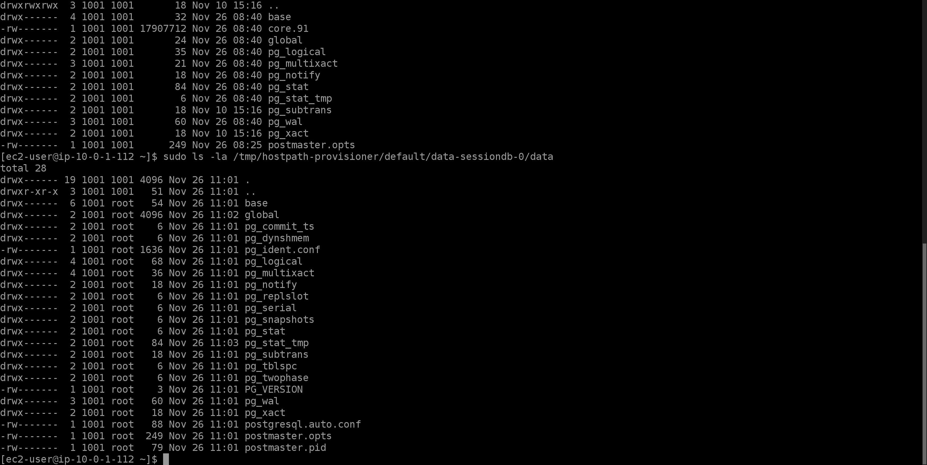 Postgresql bitnami helm chart 上的 CrashLoopBackOff