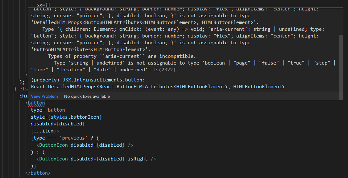 如何使用 Typescript 向 ReactJS 中的 <button> 添加額外的道具?