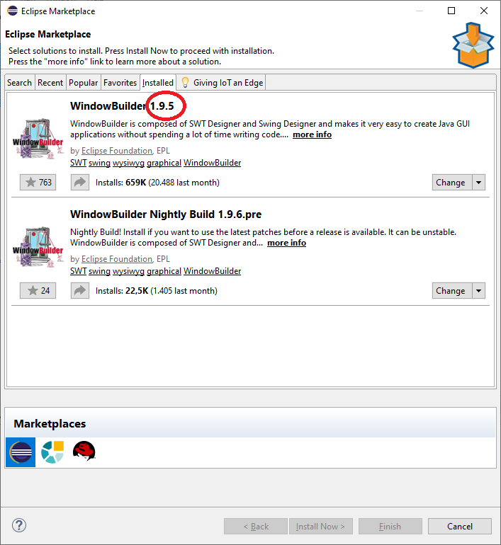 WindowBuilder 1.9.5 重新匯入專案后不顯示設計選項卡