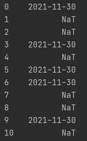 pd.to_datetime 錯誤 = '忽略' 奇怪的行為