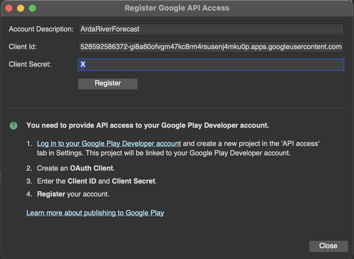 如何將 android 專案從 Visual Studio 部署到 google play 控制臺？
