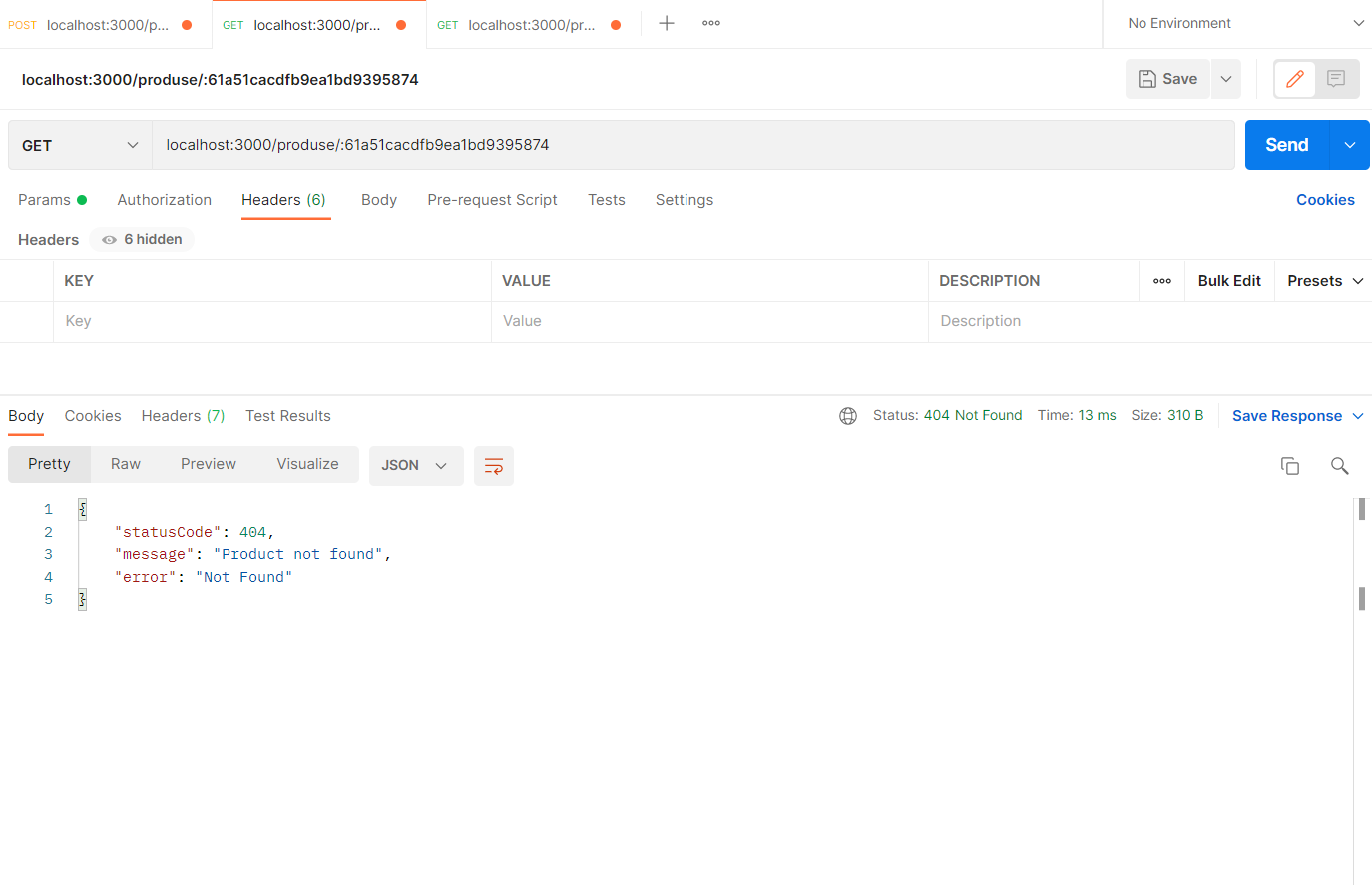 Postman GET 請求，以便通過 _id 檢索 Mongodb 條目