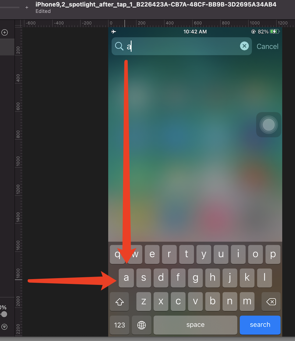 如何通過 x 和 y 坐標點擊 iOS？