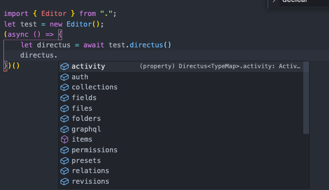用于匯出模塊的 vscode 打字稿智能感知