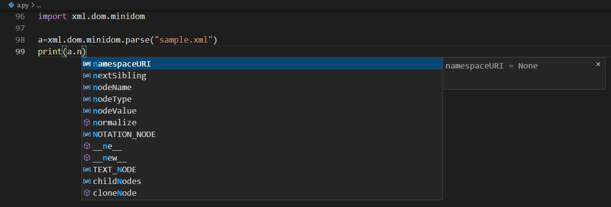 Visual Studio Code Python 智能感知問題