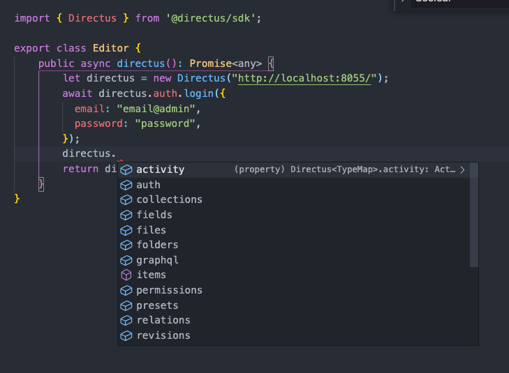 用于匯出模塊的 vscode 打字稿智能感知