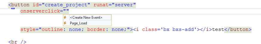 如何在ASP.NET C#中為圖示創建onClick事件