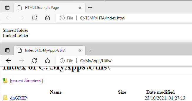 如何在 html 中下載 .lnk 檔案