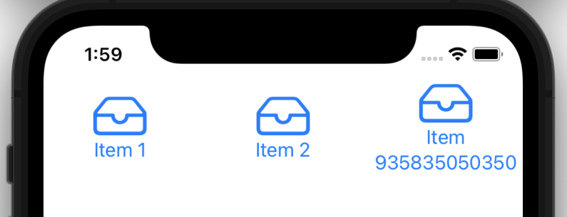 如何在 SwiftUI 中對齊網格中的圖示？