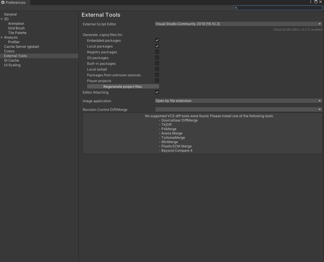 未加載 android 模塊 Unity 2019