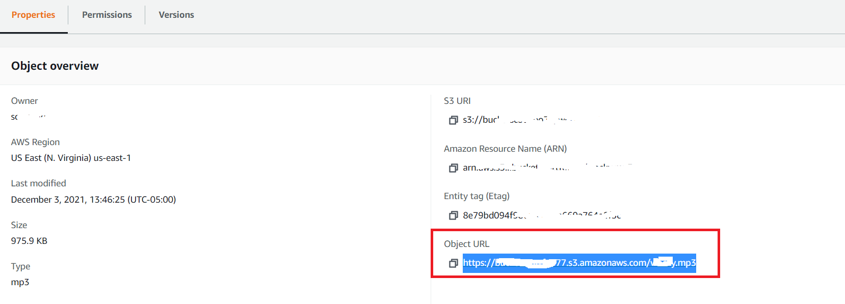 如何以 html 格式播放上傳到 Amazon S3 存盤桶的檔案？
