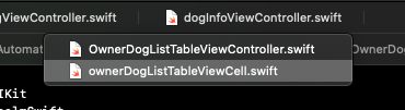 助理編輯器只打開 viewController 而不是另一個類