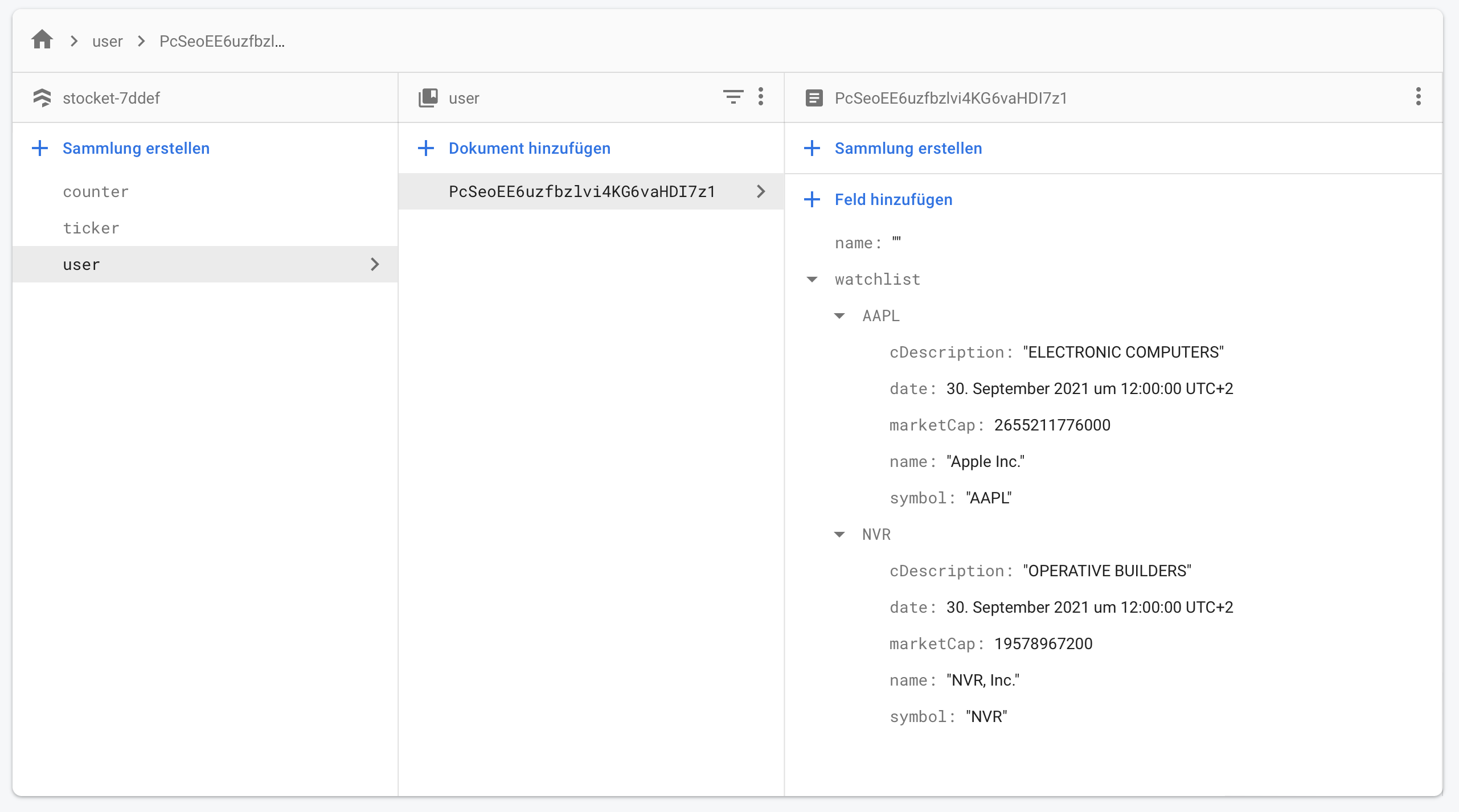 Firebase:從陣列中洗掉物件