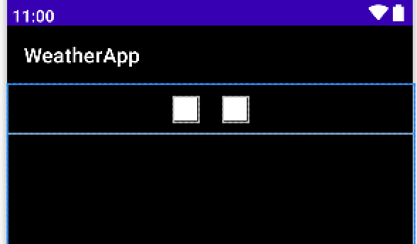如何在android studio中畫一個白點