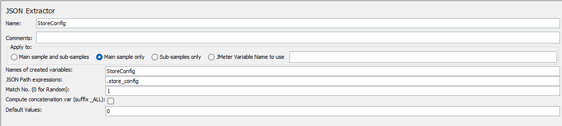 在 Jmeter 中，如何從具有 JSON 資料的變數中提取值