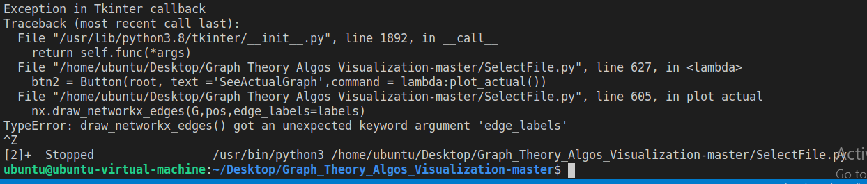 型別錯誤:draw_networkx_nodes() 得到了意外的關鍵字引數“with_labels”