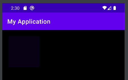 可檢查 cardview 的背景顏色正在應用 primaryColor 的 alpha