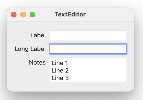 SwiftUI for MacOS 表單中的多行文本欄位/文本編輯器