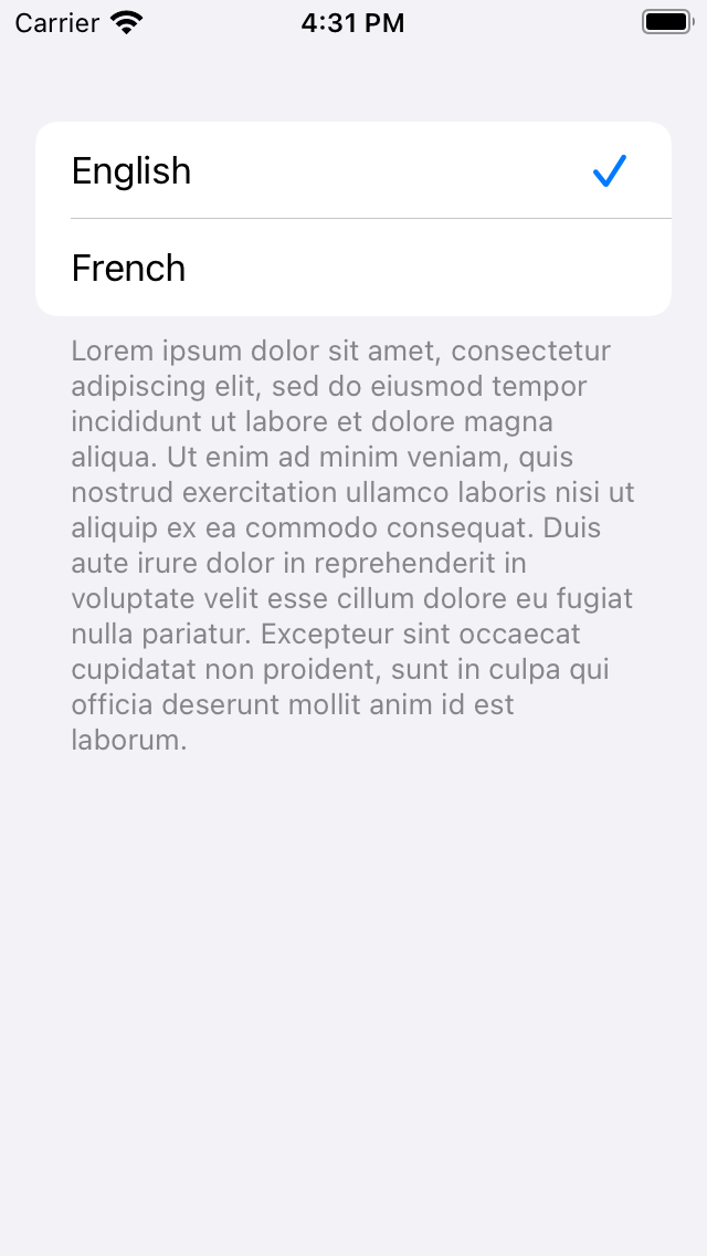 SWIFT / UIKit 頁腳文本顯示在動態 tableViewCell 上