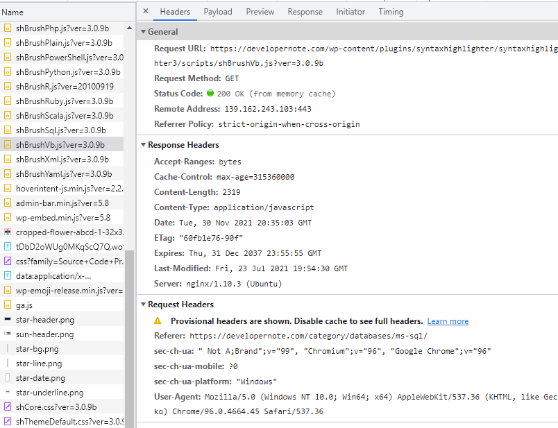 Nginx 不壓縮網頁