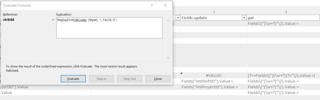 RegExpFind VBA 不回傳子匹配（捕獲組），而是整個匹配