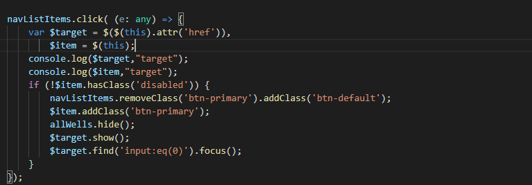 angular 和 Jquery 中的“this”沖突