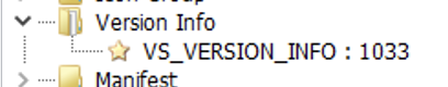 切換到 Windows SDK 資源編譯器后，VS_VERSION_INFO 未顯示在 Windows 資源管理器中